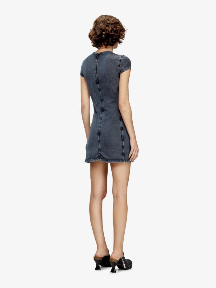 Diesel D-Cupsleeves Stretch Cotton Short Dress