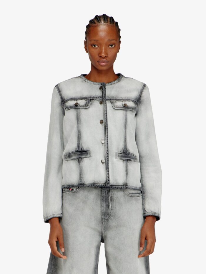 Diesel De-Grafy-Fsi Cotton And Lyocell Jacket