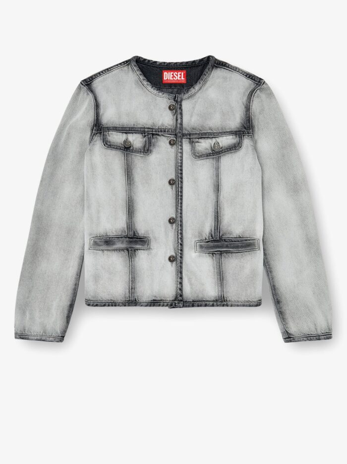 Diesel De-Grafy-Fsi Cotton And Lyocell Jacket