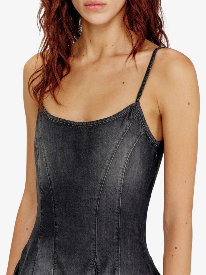 Diesel DE-SPOKY-S Denim Short Dress