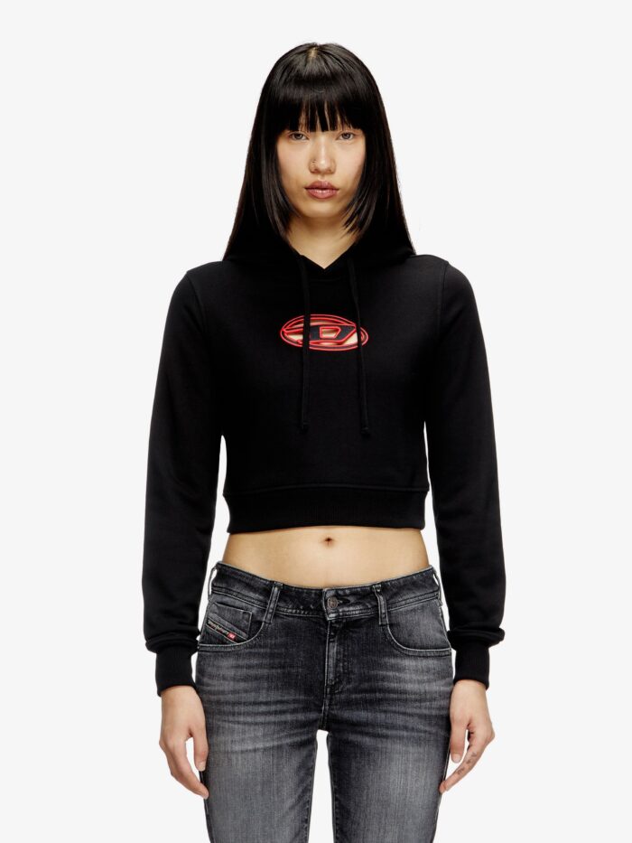 Diesel F-Slimmy Cotton Blend Sweatshirt