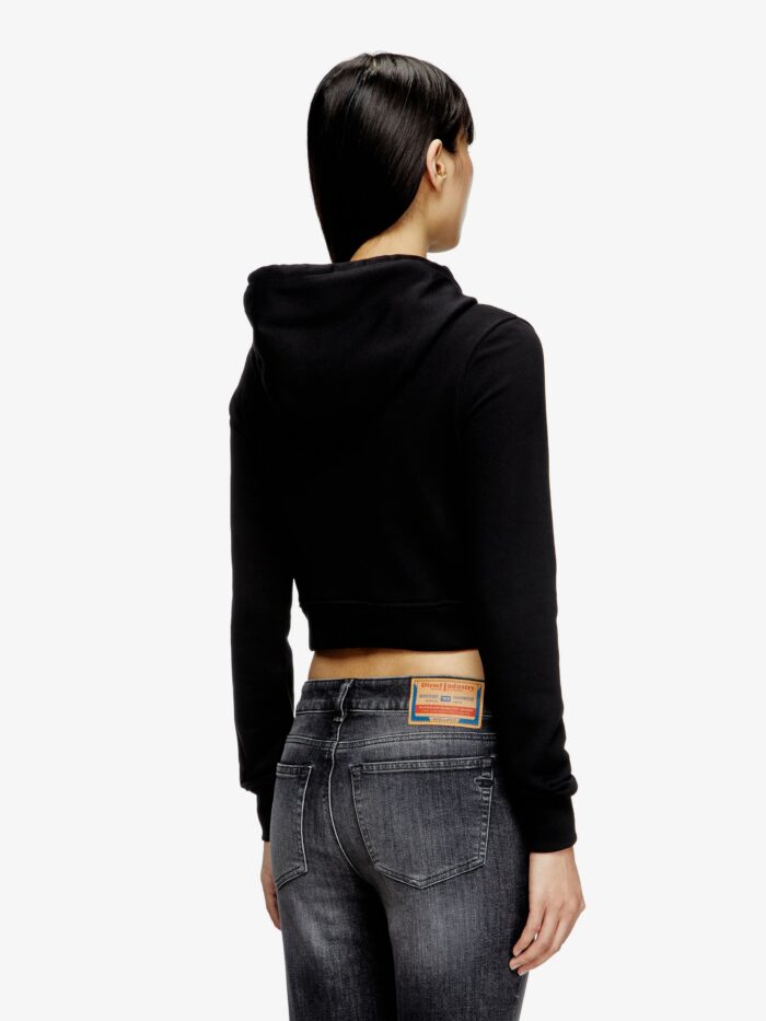 Diesel F-Slimmy Cotton Blend Sweatshirt