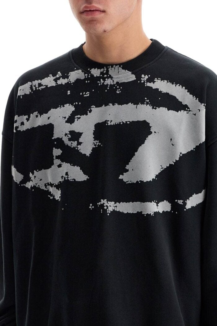 DIESEL Fleece Sweatshirt With F