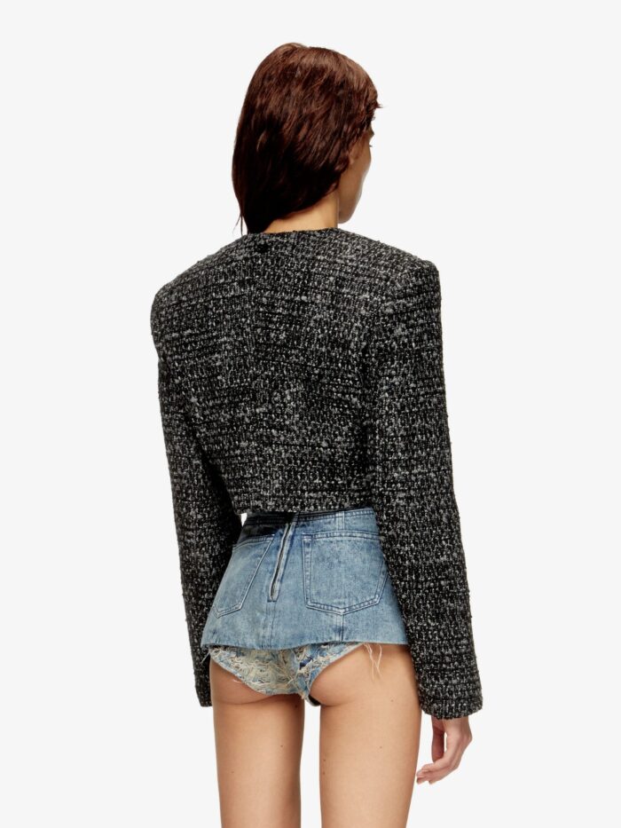 Diesel G-Crop-G Tweed Blazer