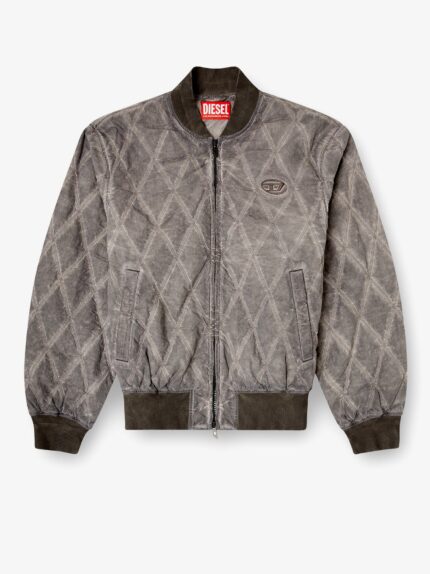 Diesel J-Type-Treat Diamond-quilted Cotton Blend Jacket