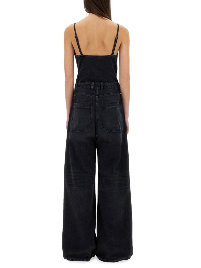 Diesel JUMPSUIT WITH DENIM STRAPS