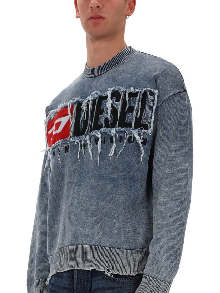 Diesel "K-FRONZI" JERSEY WITH LOGO
