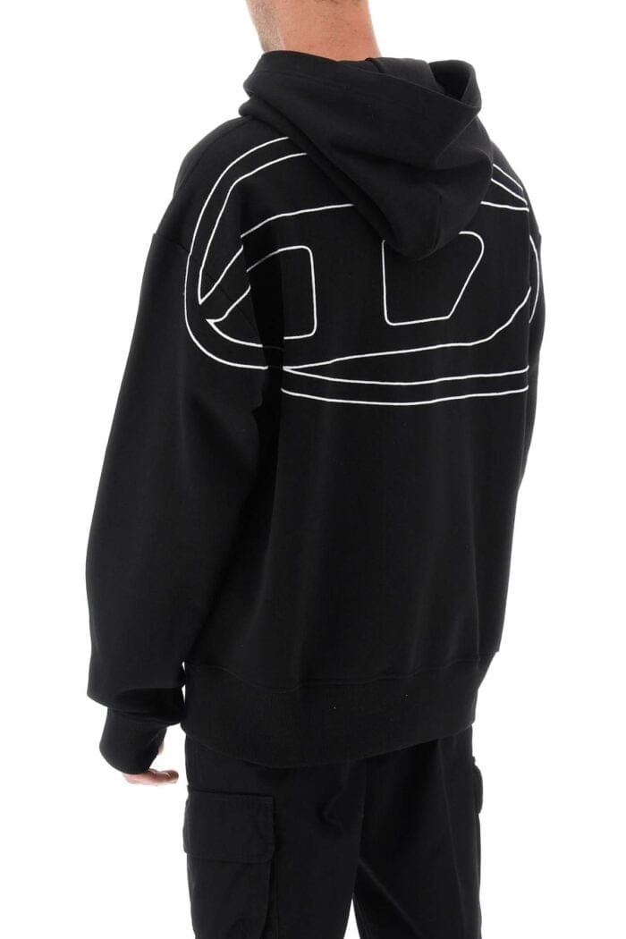 DIESEL Logo Embroidered Hoodie