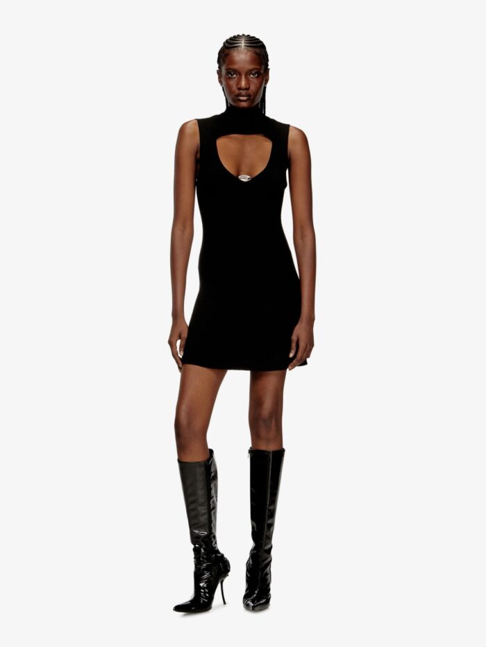 Diesel M-Oloni Wool Short Dress