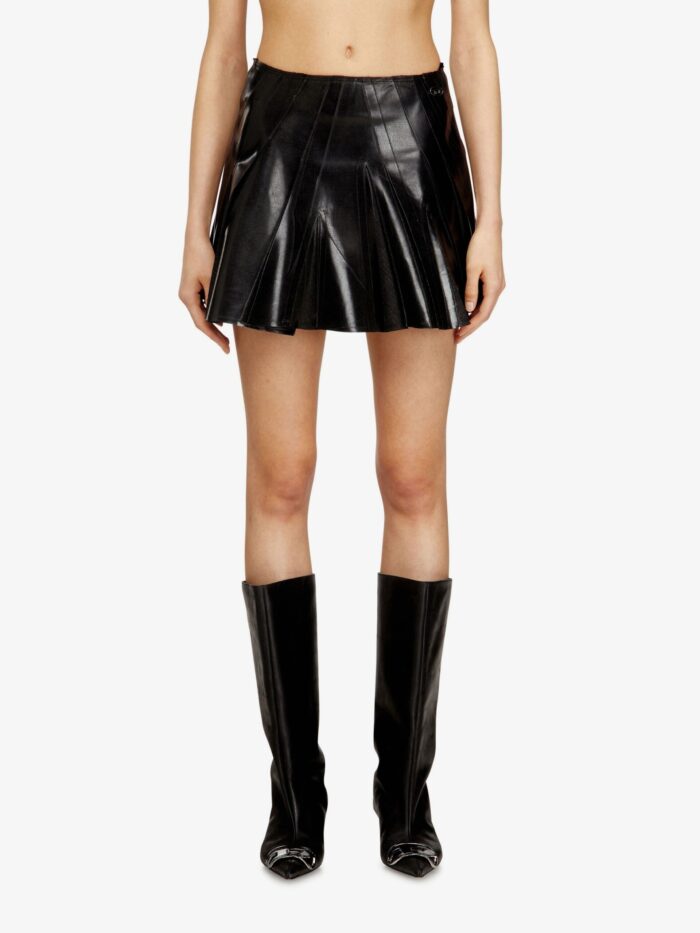 Diesel O-Zirc--S1 Virgin Wool Blend Skirt