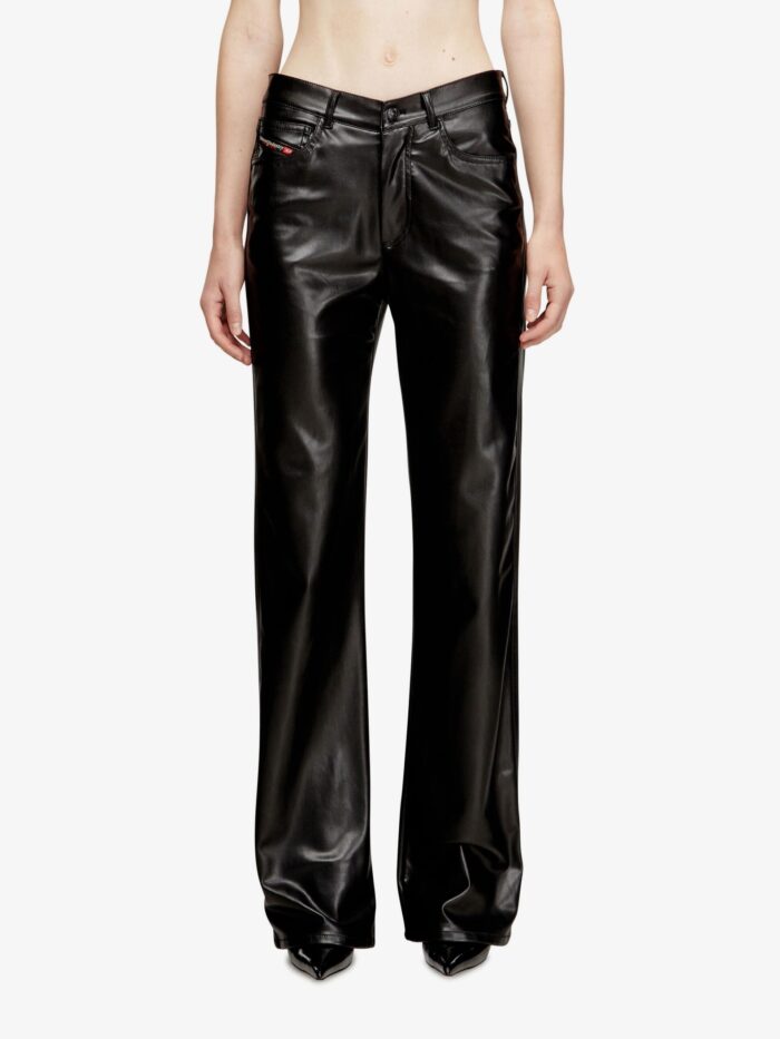 Diesel P-Lain Faux-leather Trousers