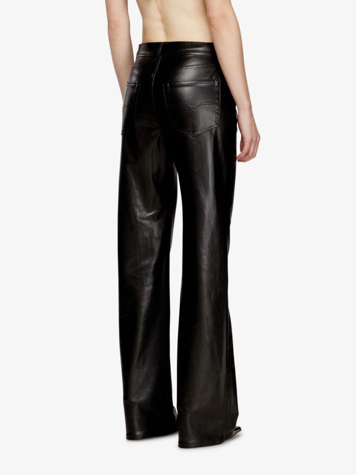 Diesel P-Lain Faux-leather Trousers