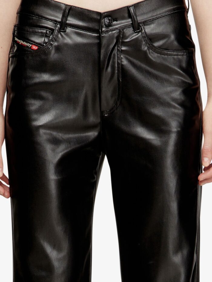 Diesel P-Lain Faux-leather Trousers