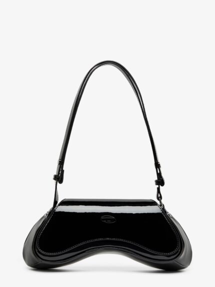 Diesel Play Crossbody Patent Fabric Bag