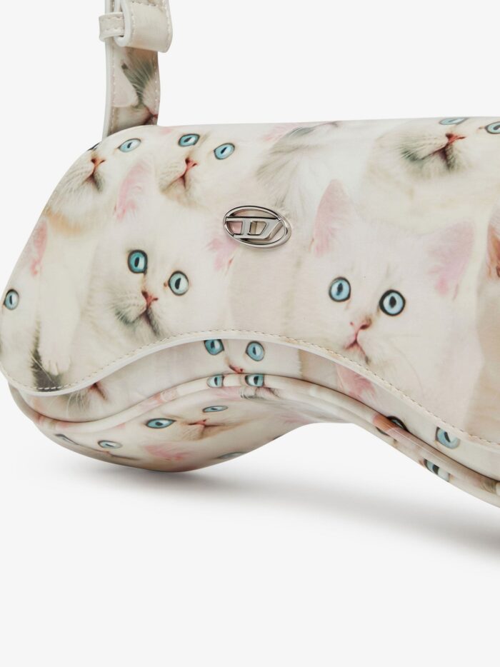 Diesel Play Crossbody Patent Fabric Shoulder Bag
