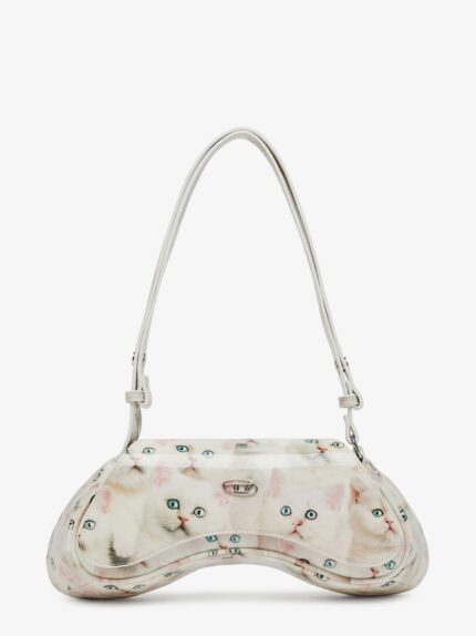 Diesel Play Crossbody Patent Fabric Shoulder Bag