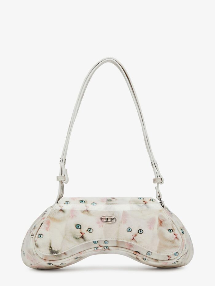 Diesel Play Crossbody Patent Fabric Shoulder Bag