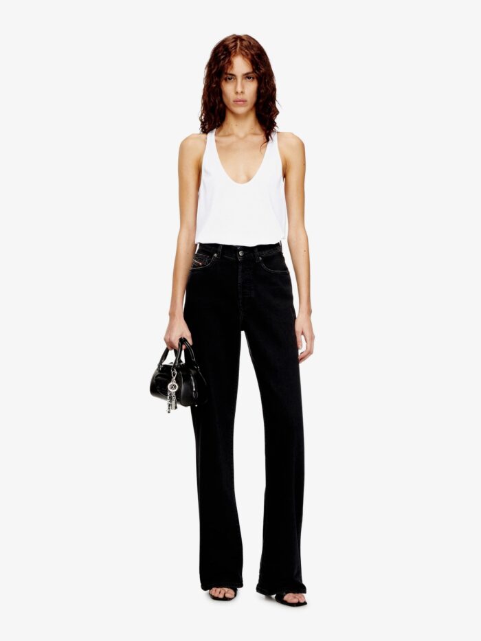 Diesel Ribbed Cotton Tank Top