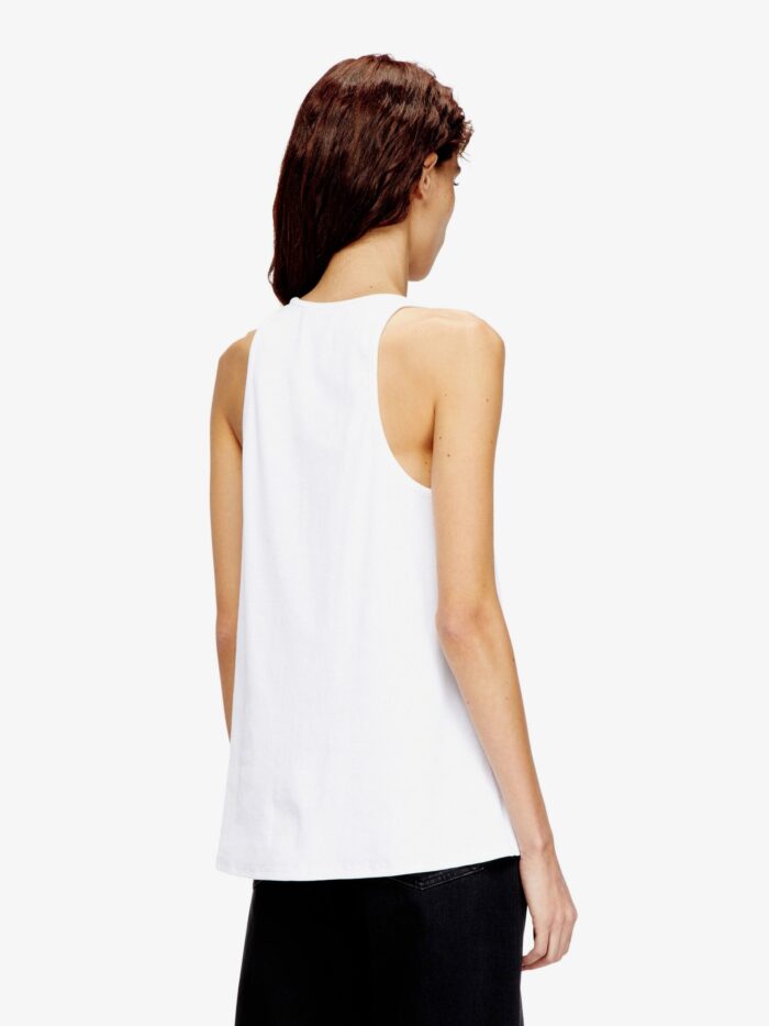 Diesel Ribbed Cotton Tank Top