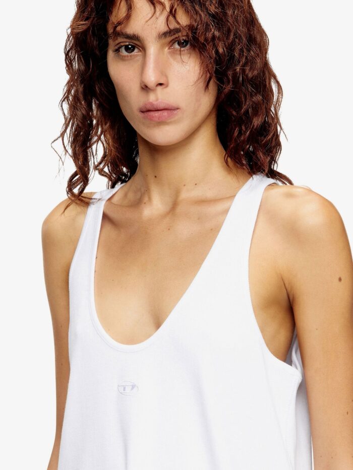 Diesel Ribbed Cotton Tank Top