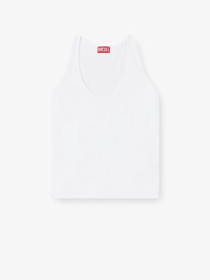 Diesel Ribbed Cotton Tank Top
