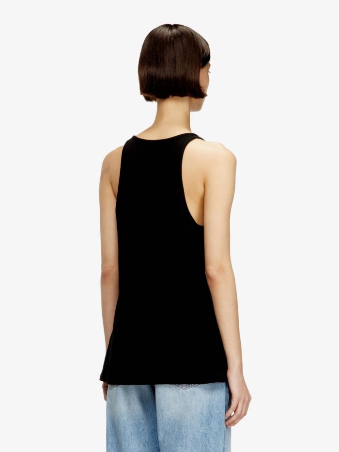 Diesel Ribbed Cotton Tank Top
