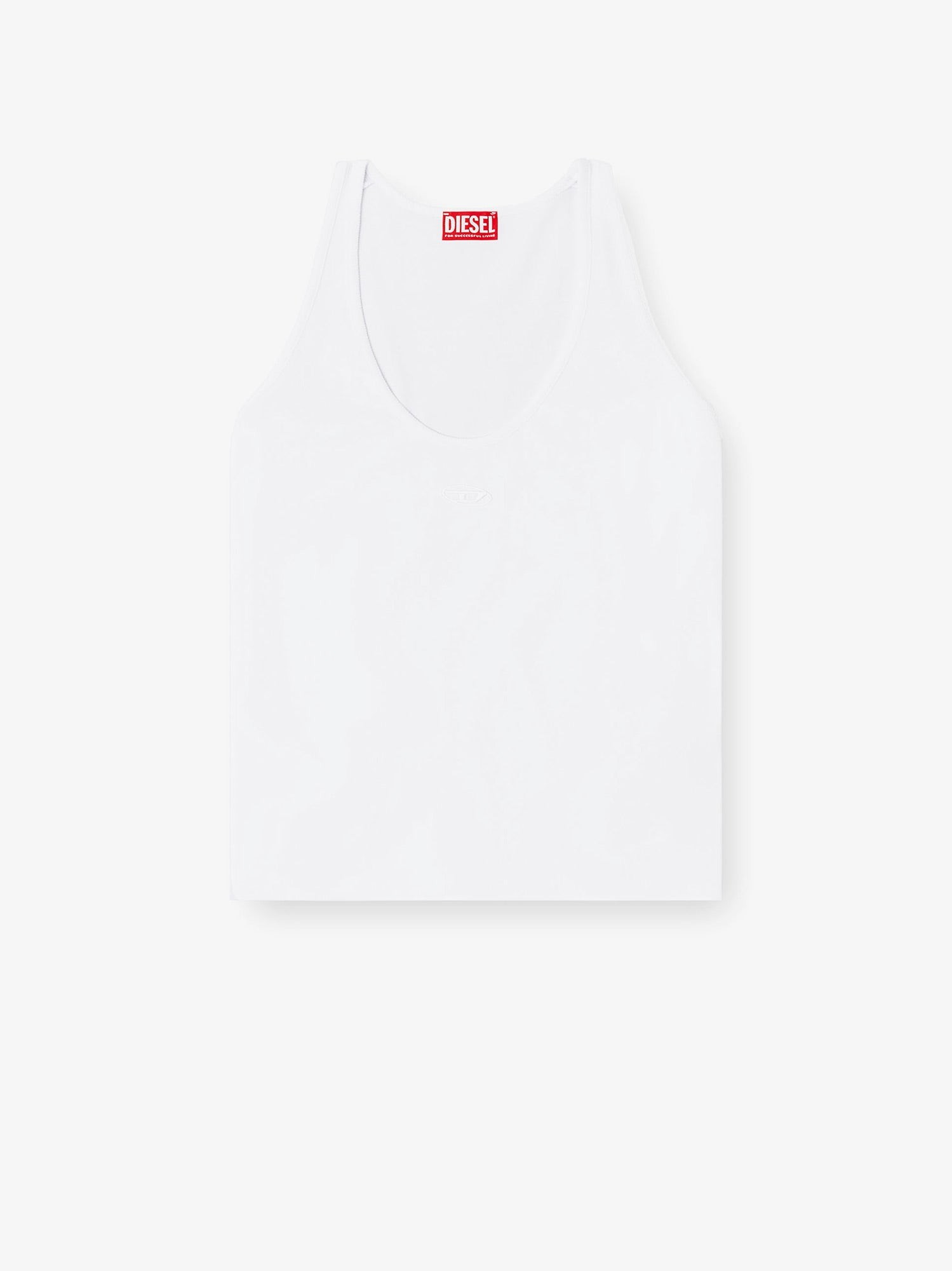 Diesel Ribbed Cotton Tank Top