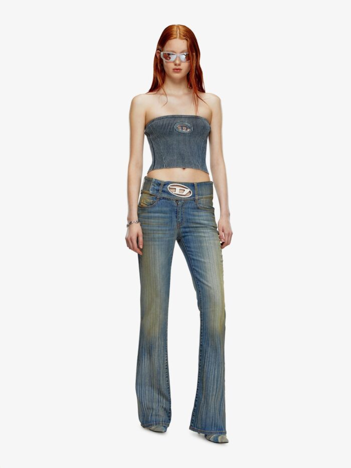 Diesel Ribbed Cotton Top