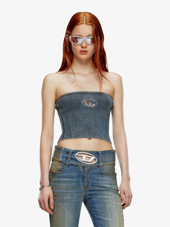 Diesel Ribbed Cotton Top