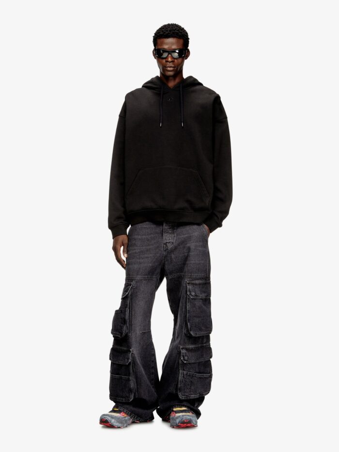 Diesel S-Boxt-Hood-Dco Cotton Sweatshirt