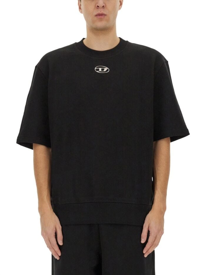 Diesel "S-COOLING-L1" HALF-SLEEVE SWEATSHIRT