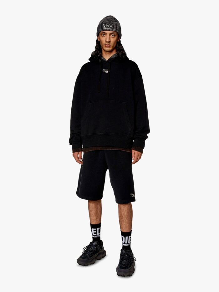 Diesel S-macs Biologic Cotton Sweatshirt With Frontal Logo
