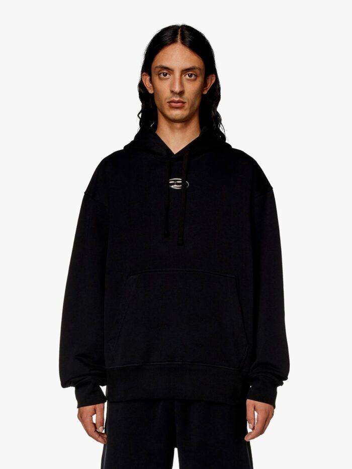 Diesel S-macs Biologic Cotton Sweatshirt With Frontal Logo