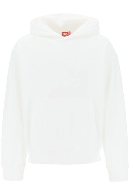 Diesel 's-macs-hood-megoval' Hoodie With Logo Embroidery