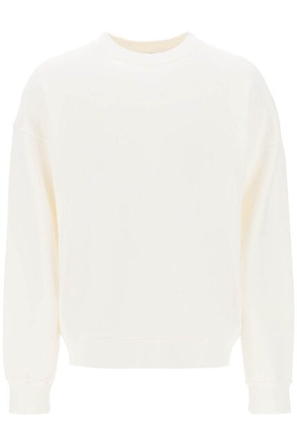 Diesel 's-strapoval' Sweatshirt With Back Destroyed-effect Logo