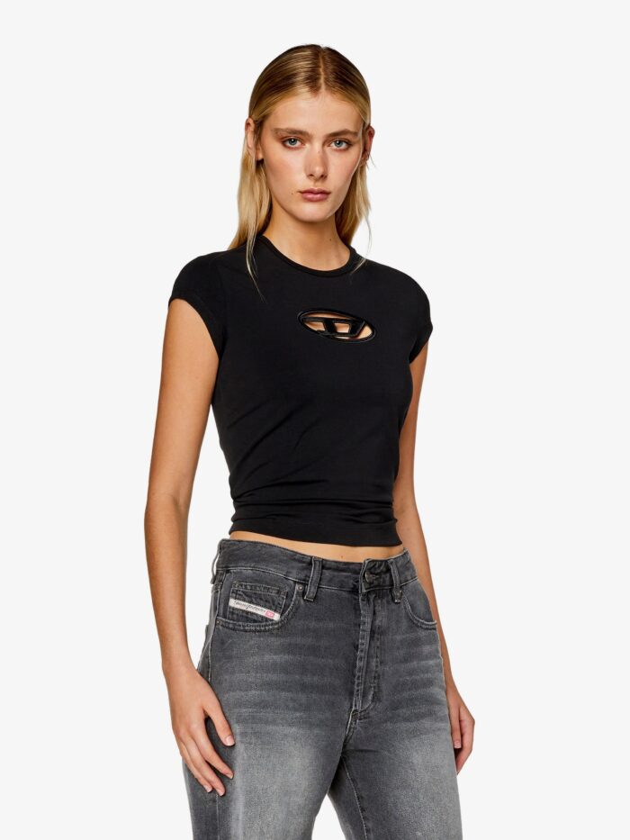Diesel T-Angie T-shirt In Stretch Cotton