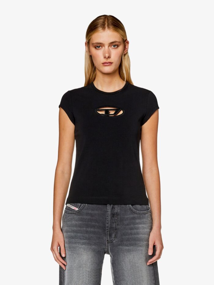Diesel T-Angie T-shirt In Stretch Cotton