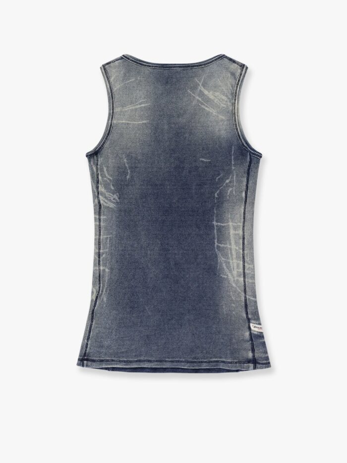 Diesel T-go Stretch Cotton Top With Used Effect