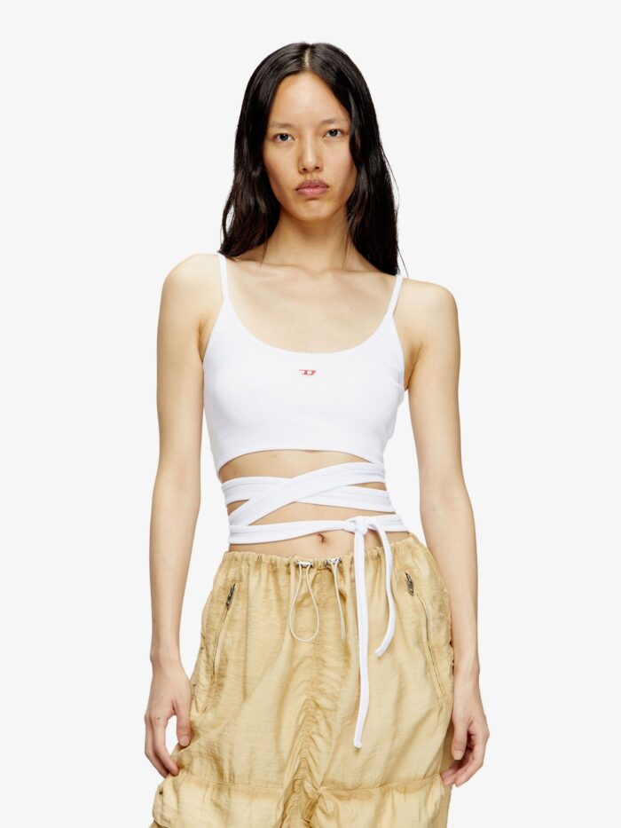 Diesel T-Leya-Tail Stretch Cotton Top