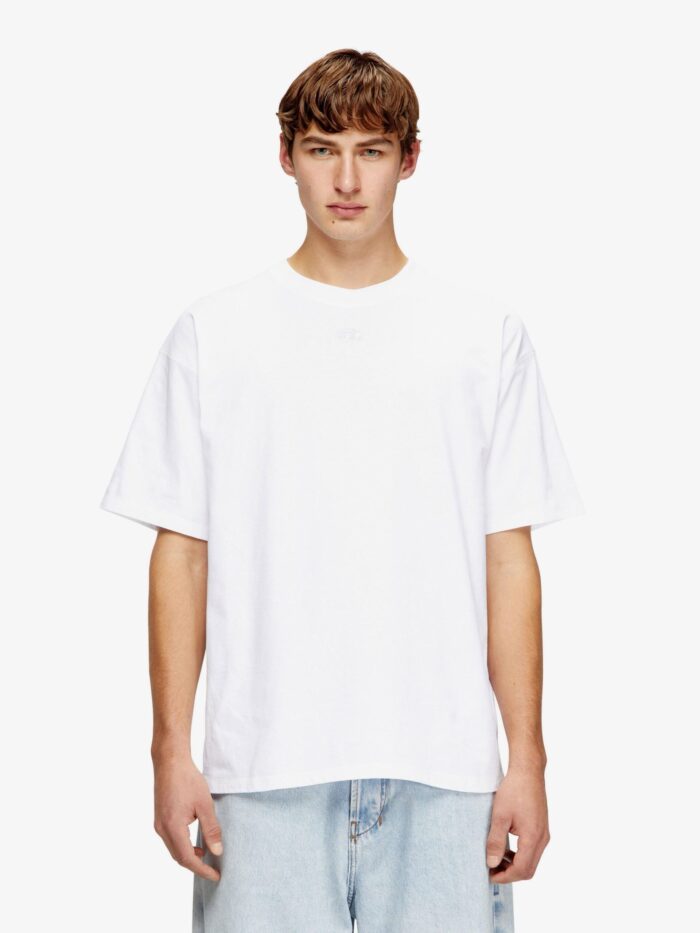 Diesel T-LUCIEN-IHBI Cotton T-shirt