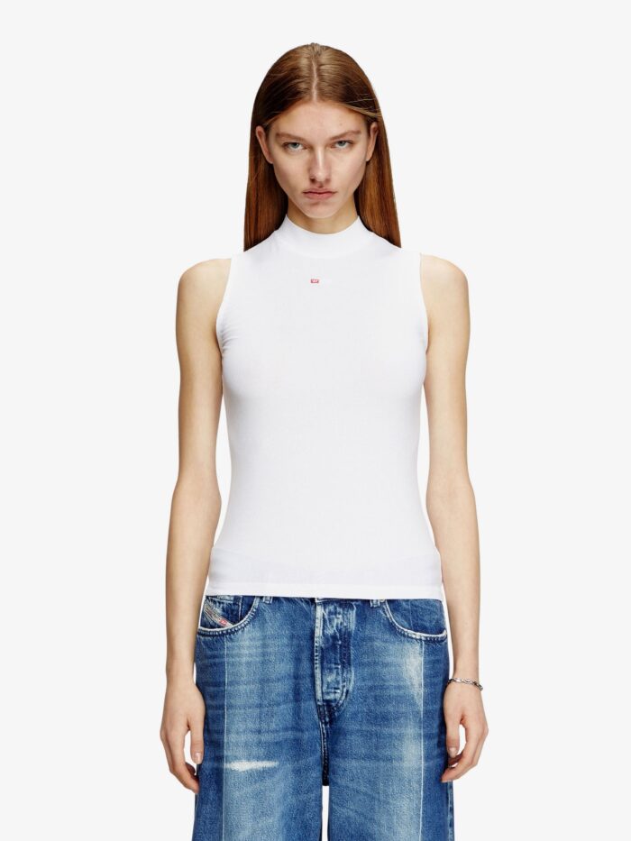 Diesel T-MOKKY-LS-MICRODIV Stretch Viscose Tank Top