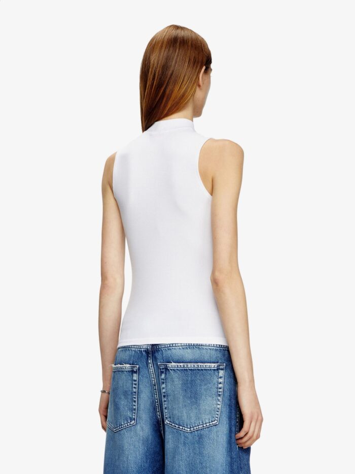Diesel T-MOKKY-LS-MICRODIV Stretch Viscose Tank Top
