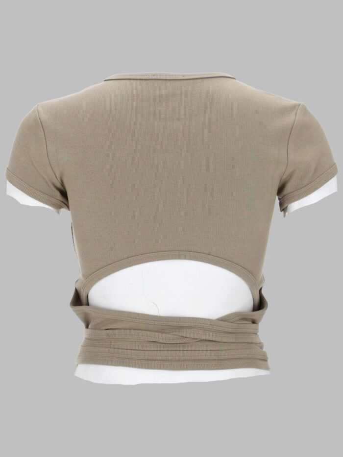 Diesel T-SHIRT A COSTINE CON LACCI