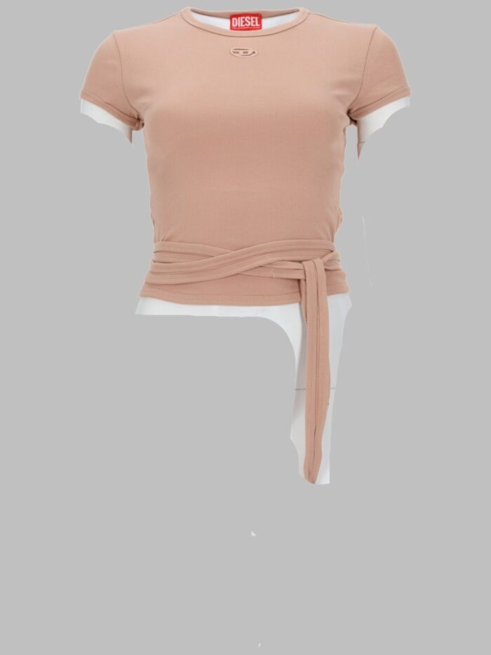 Diesel T-SHIRT A COSTINE CON LACCI