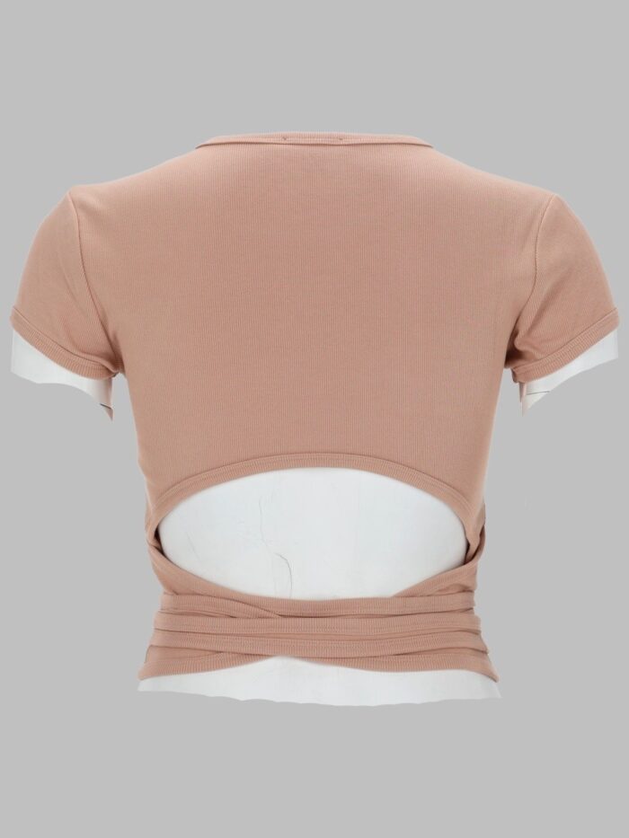 Diesel T-SHIRT A COSTINE CON LACCI
