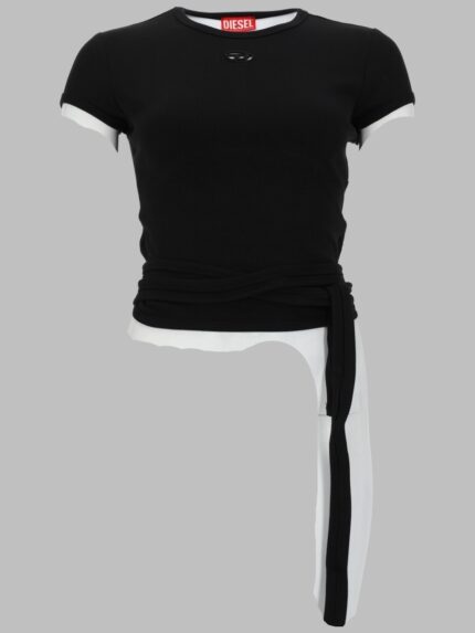 Diesel T-SHIRT A COSTINE CON LACCI