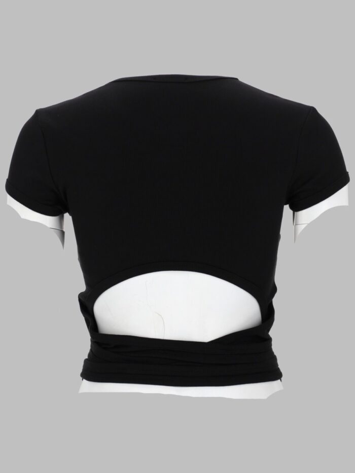 Diesel T-SHIRT A COSTINE CON LACCI