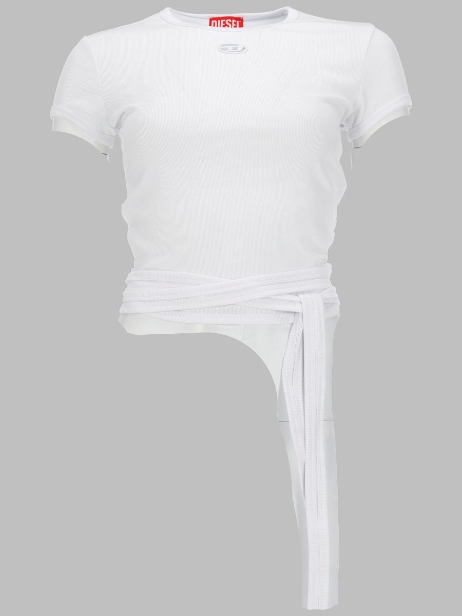Diesel T-SHIRT A COSTINE CON LACCI