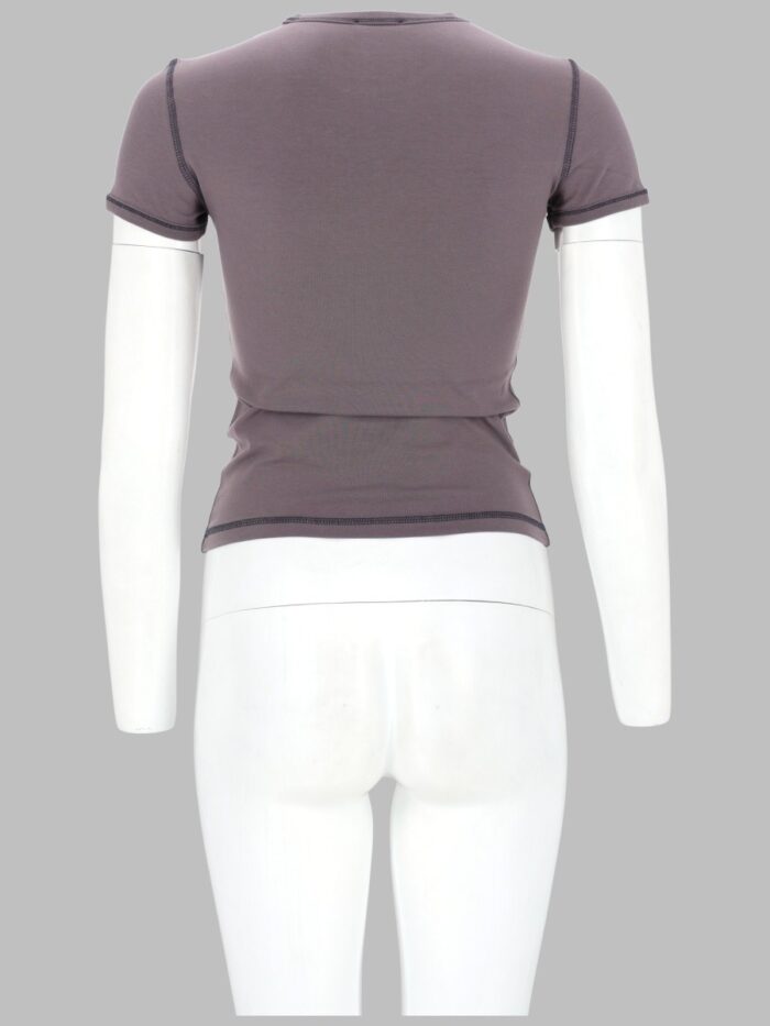 Diesel T-SHIRT CON STAMPA A CUORE E BORCHIE