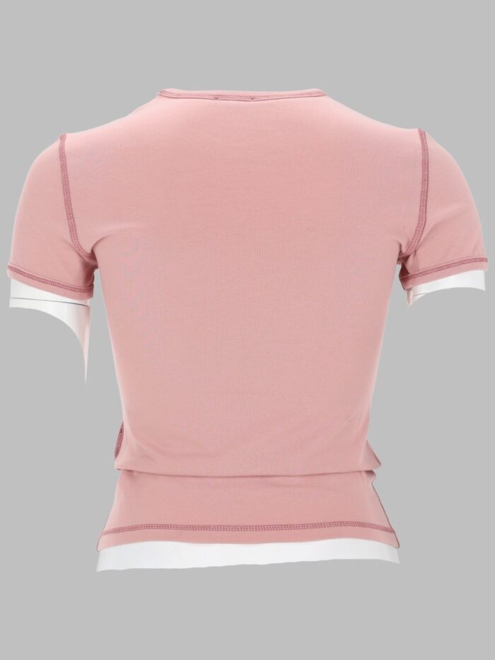Diesel T-SHIRT CON STAMPA A CUORE E BORCHIE